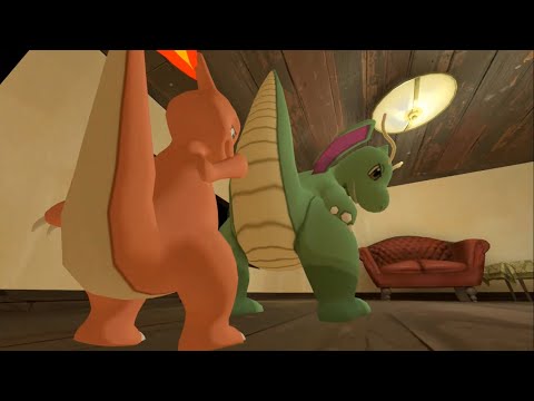 SFM Shiny Dragonite Gasses Charmeleon! Animation #47