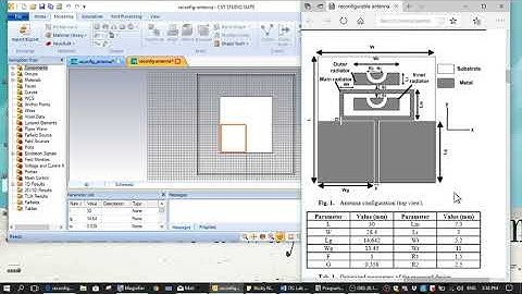 compact and flexible frequency reconfigurable antenna design||CST Studio Tutorial03 (design part)