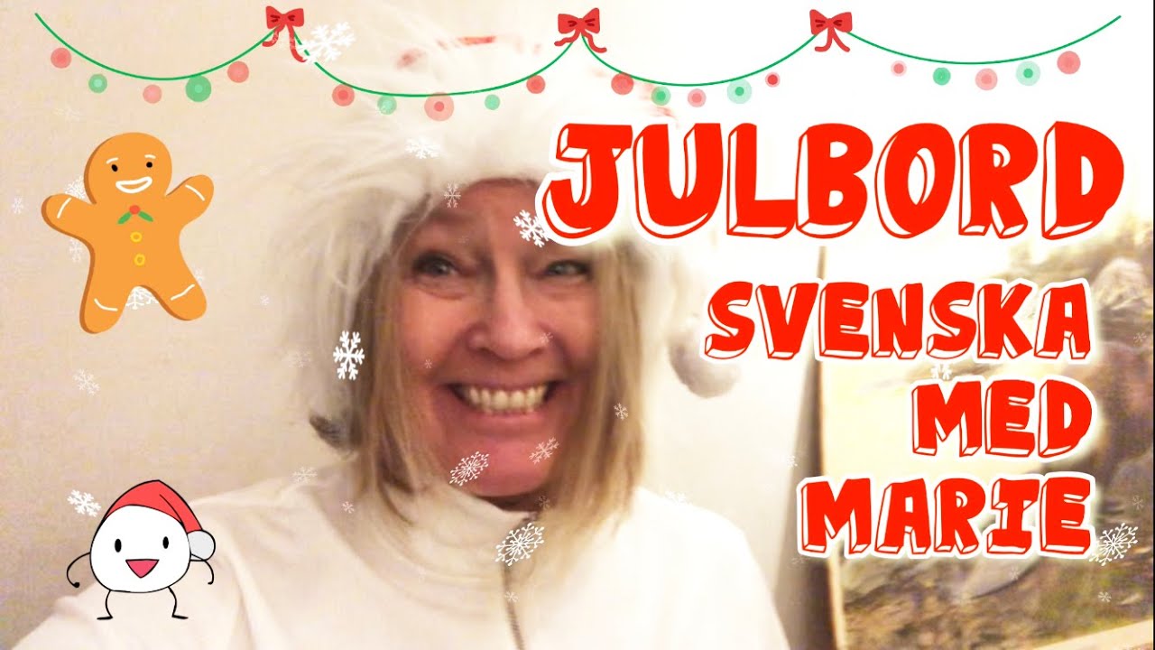 Julbord på Millestgården - Svenska traditioner - Svenska Med Marie - Lär dig Svenska