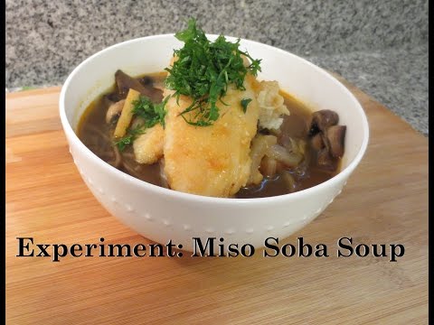 Experiment Asian Miso Soba Soup