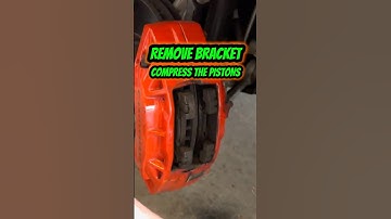 Changing the front brake pads on a Camaro ss #shorts #camaross #camaro