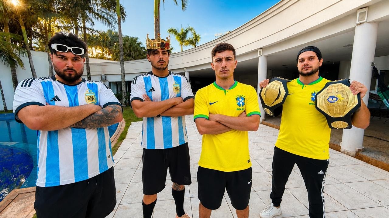 INVADIMOS A CASA DO RENATO GARCIA E O JUNINHO DESAFIOU ELE!!! *falou toda a verdade