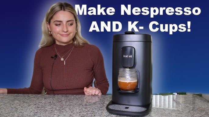 Instant Solo Single Serve Coffee Maker, From the Makers of Pot, K-Cup Pod  Compatible Brewer, Includes Reusable & Bold Setting, Brew 8 to 12oz., 40oz.