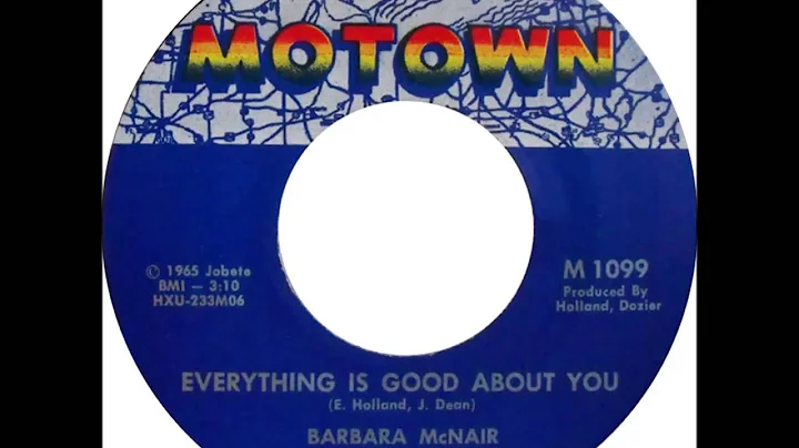 Barbara Mcnair   ..    Everything is good about yo...
