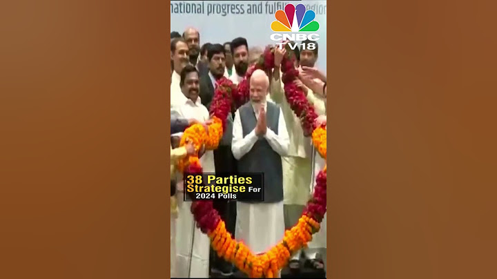 WATCH: PM Modi Attends NDA Meeting In Delhi, 38 Parties Strategise For 2024 Polls | CNBC TV18
