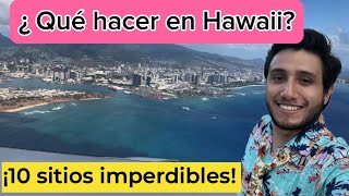 Qué hacer en HAWAII | 10 lugares imperdibles | Guía de viaje | Oahu | #1 Gustavo Eduardo