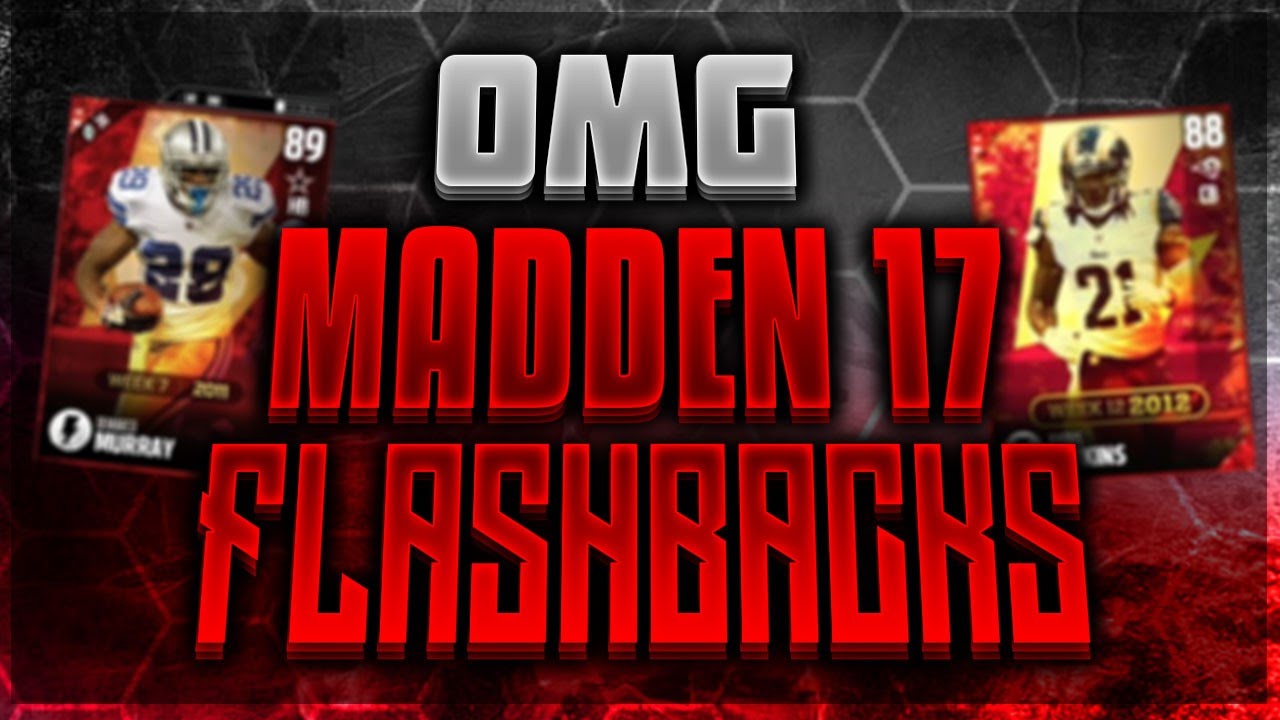 OMG! MADDEN 17 FLASHBACKS!! Madden Mobile & Madden 17 YouTube