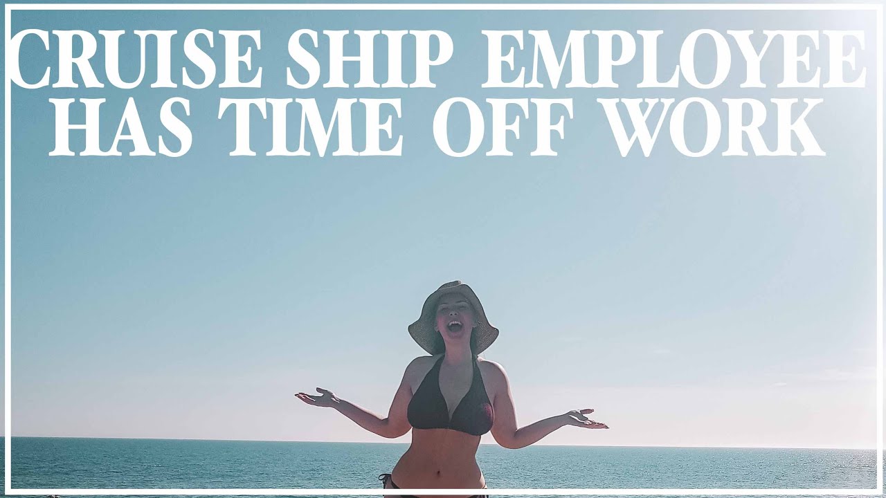 Cruise ship employee has the afternoon off work on Virgin Voyages, The Scarlet Lady