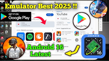 Best Android Emulator for Windows 10/11 (2025) Android 16 | Run Android 16 Smoothly on PC/Laptop!