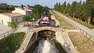 Canal du Midi Highlights: The River Orb Aqueduct and the Seven Locks of Fonserannes by Paul Riquet