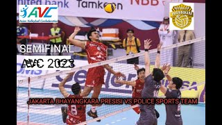 Set 4 Jakarta Bhayangkara Ina Vs Police Sports Team Qatar Semifinal Avc 2023