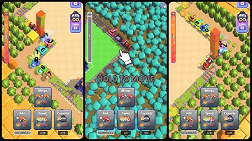 Train Miner: Idle Merge Game Mobile Game | Gameplay Android