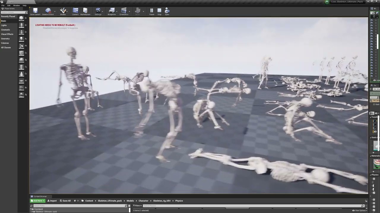 Lowpoly Skeleton Ultimate Pack