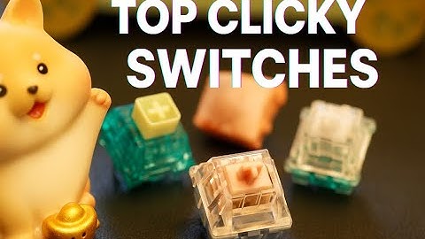 Top 5 Clicky Switches for Mechanical Keyboards (Loud & Satisfying!)