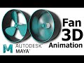 3D Modeling and Animating a Fan/Propeller in Autodesk Maya | Part 1/2