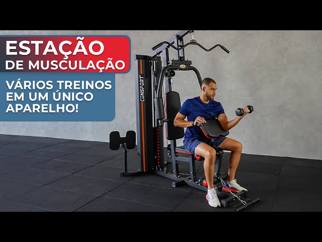 Kit Estação de Treino Musculação Completa - 03