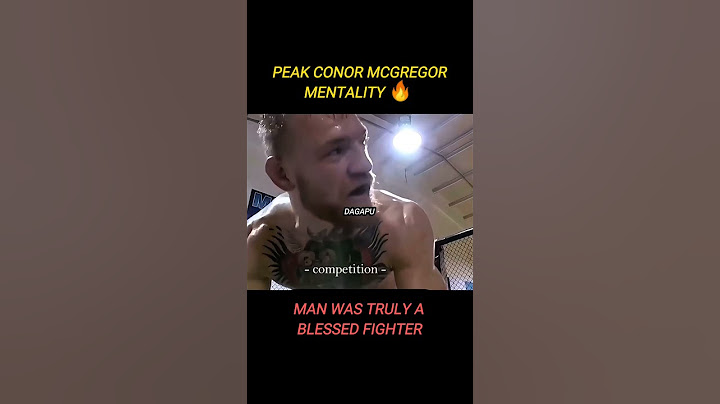 PEAK CONNOR MCGREGOR WAS HUNGRY FOR SUCCESS 💪🔥👌#shorts #ufc #mma #fight #ytshorts