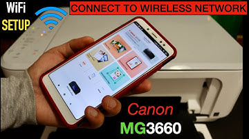 Canon Pixma MG3660 Connect To Wireless WiFi Network, Review.
