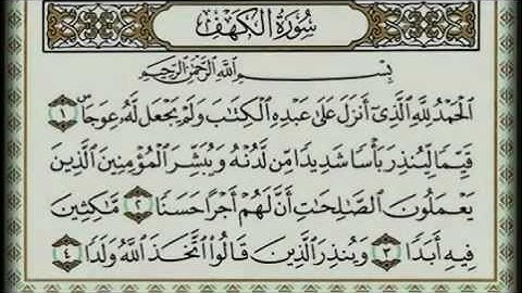 سورة الكهف كاملة بصوت السديس استمع واقرأ معه .
