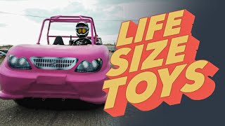 Life Size Toys: Pastrana Races a Barbie Car by Nitro Circus 10,617 views 5 months ago 5 minutes, 51 seconds