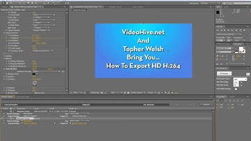 How to Export HD H.264 Video in AE