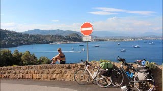 Nice to Barcelona by bicycle all French Riviera coast