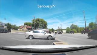 Flipped Car in South Fayetteville AR 4 28 2016