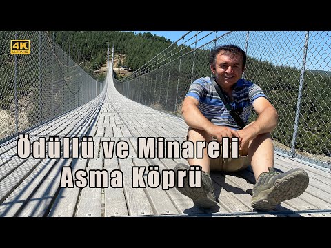 Havadan Görüntülerle Minareli Asma Köprü | Andırın Maraş