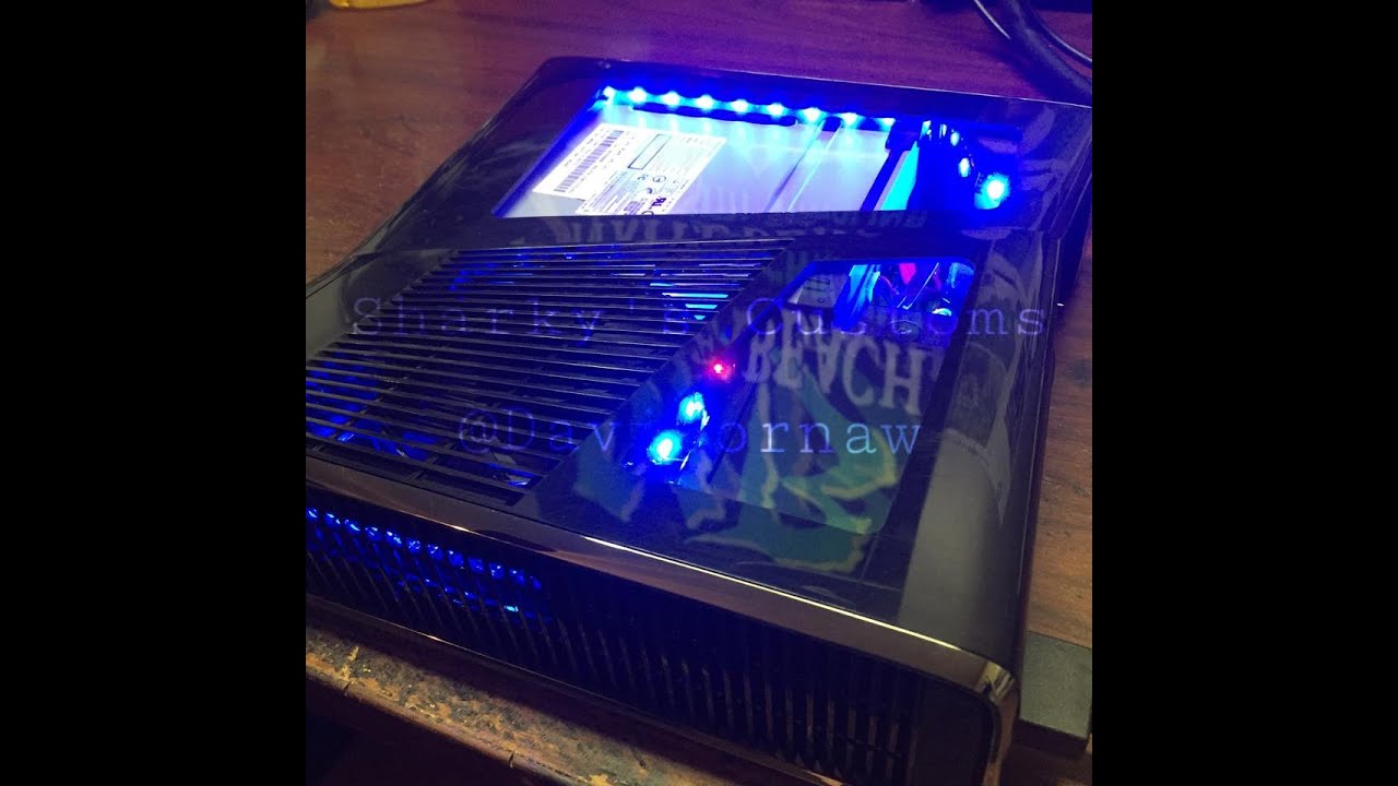 gaming logo Custom Trinity RGH2 With Ace v3 & Music Box installed for @The_G_Mods | by - Sharky's Customs