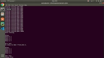 CS50 AI project 4 Nim