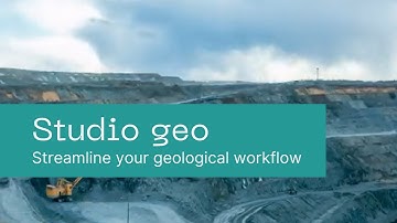 Studio Geo – Real-time workflow management for geological modelling