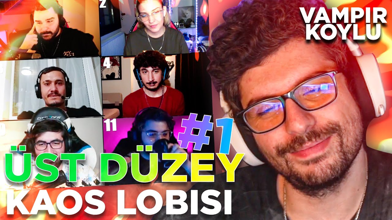 ÜST DÜZEY KAOS LOBİSİ | EKİP İLE KAMERALI VAMPİR KÖYLÜ #1 | HYPE