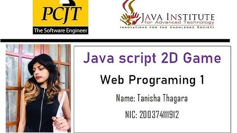 JavaScript 2D Game Development