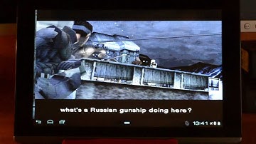 PSX emulator performance on Android FPSE OpenGL(HD): Metal Gear Solid with PS3 Dual Shock 3