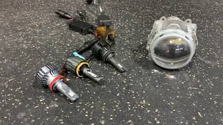 Morimoto 2Stroke 3.0  Halogen Projector H11 Testing Against SV.4 & GTR Ultra2