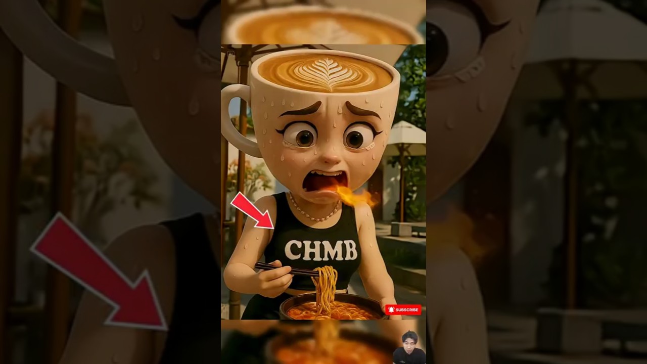 ☕Hot Noodles, Hotter Vibes 🍜🔥 ballerina Cappuccina  