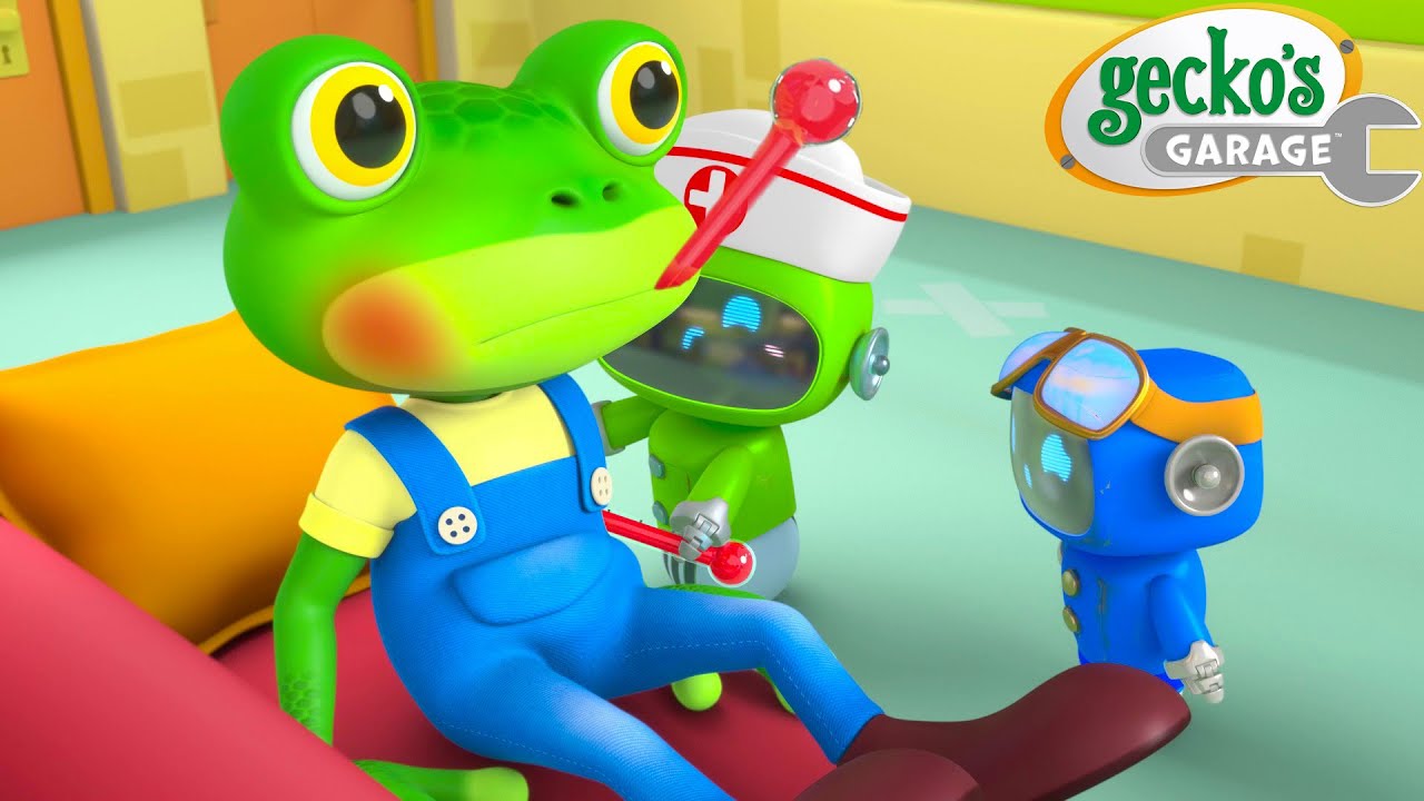 The Sickness Song | Gecko's Garage Songs｜Kids Songs｜Trucks for Kids