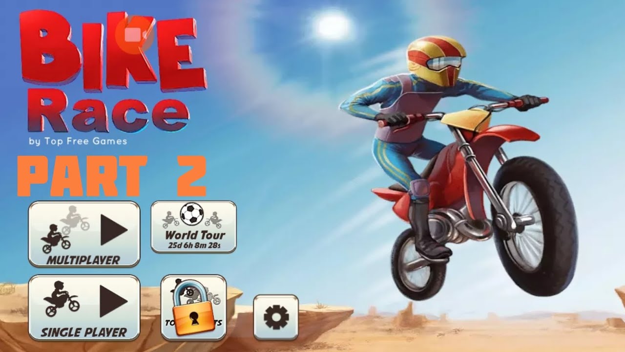 I play bike race and my target 24 star game play part 2