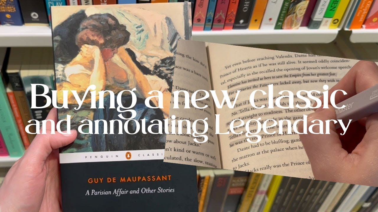 reading vlog 📖 annotating, buying a new classic, commenting on 'legendary' (spoilers) ✨