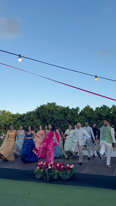 Can’t get enough of this energy! This was so much fun! ⚡️ #sangeet #Indianwedding #hypecrew