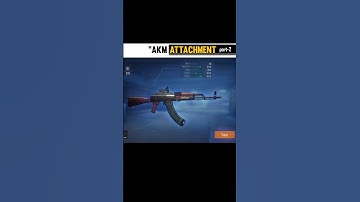 "AKM Attachment In Pubg-Bgmi💀
