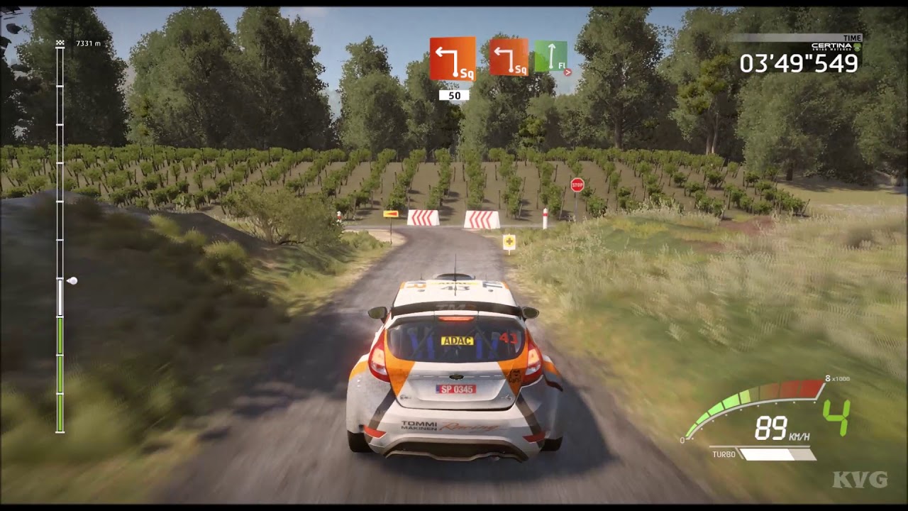 WRC 7 - ADAC Rallye Deutschland (Mittelmosel) - Gameplay (PC HD) [1080p60FPS]