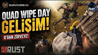 WIPE DAY QUAD DOMİNASYON | Rust Survivors.gg