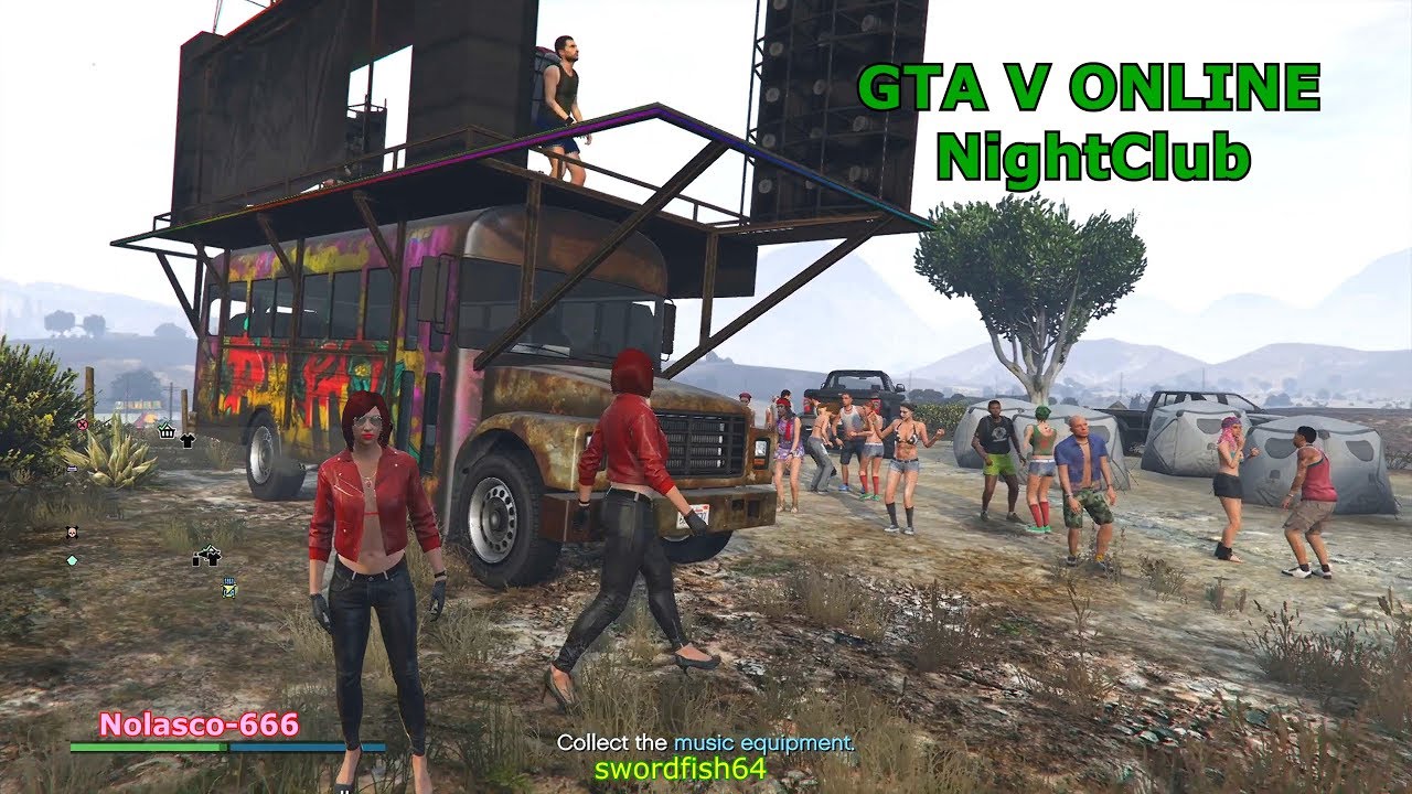 GTA 5 Collect The Music Equipment Night Club YouTube