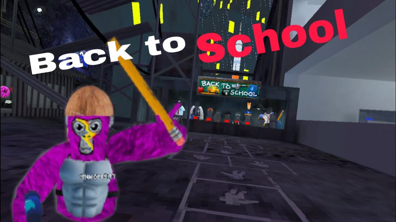 Back to school gorilla tag update YouTube