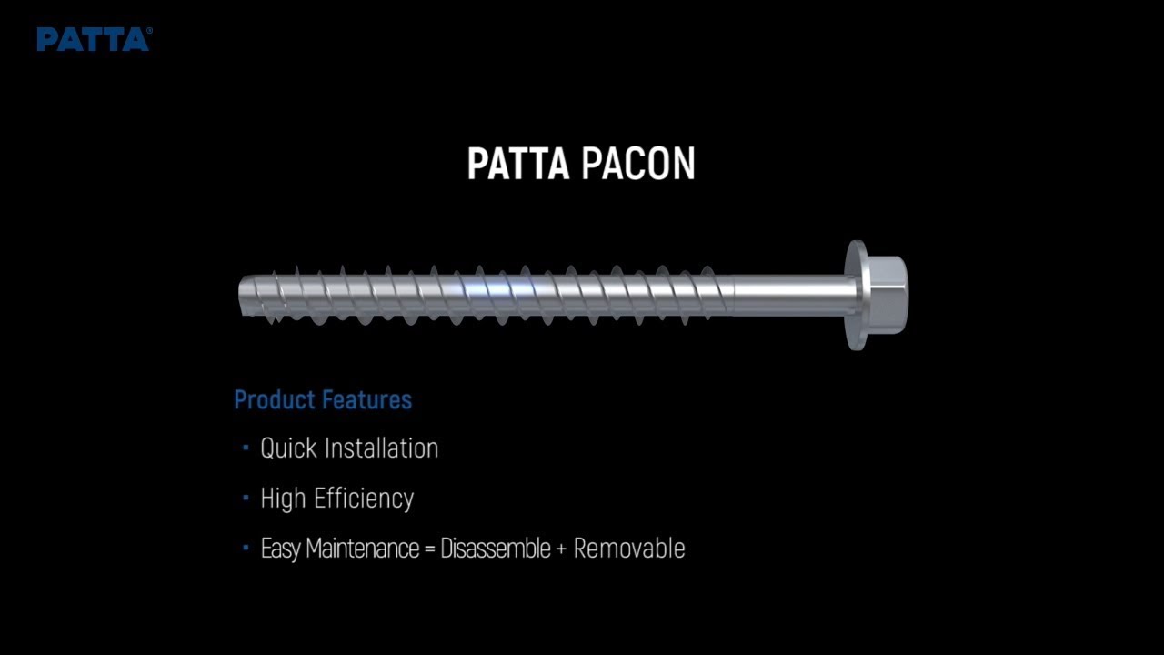 PATTA PACON Concrete Screw Anchor