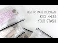 How to make your own Project Life kits from your stash