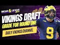 Minnesota vikings grade for 2024 nfl draft day 1