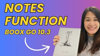 Note & AI funciton in Boox Go 10.3 E-ink Tablet screenshot 1