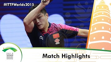 WTTC 2015 Highlights: FAN Zhendong/ZHOU Yu vs MATSUDAIRA Kenta/NIWA Koki (1/2)